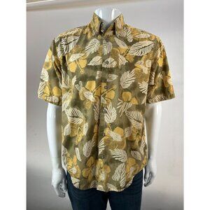 Vintage Crossings Mens Hawaiian Short Sleeve Button-Up Shirt Size S 100% Cotton